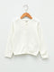 Crew Neck Basic Long Sleeve Girl Tricot Cardigan